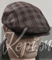 Кепи замшевая коуч коричневая