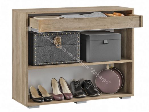 Тумба Наоми ТБ-18 Графит/Дуб каньон