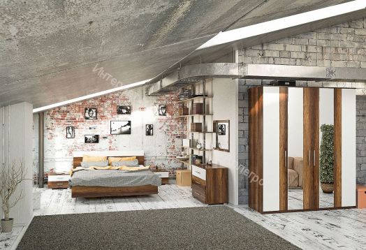 Панель с зеркалом  Джолин ПМ 245.08 Дуб Каньон