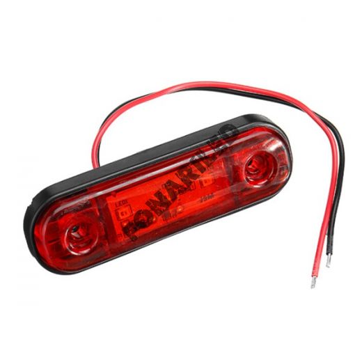 Светодиодные габариты на прицеп GF-U-3SMD-Red красный