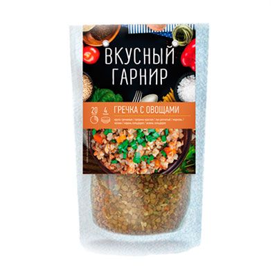 ВКУСНЫЙ ГАРНИР Гречка с овощами 200 г