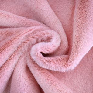 Мех искусственный - Норка пыльно-розовый  50х37