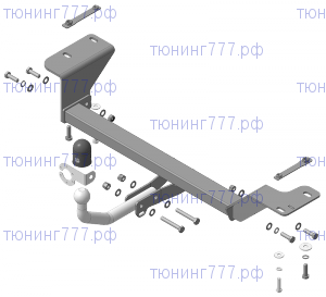 Фаркоп (ТСУ), Автостандарт, крюк на болтах