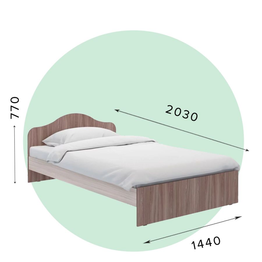 Кровать х1400