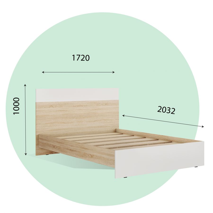 Кр-44 Кровать "ЛАЙТ" *1600