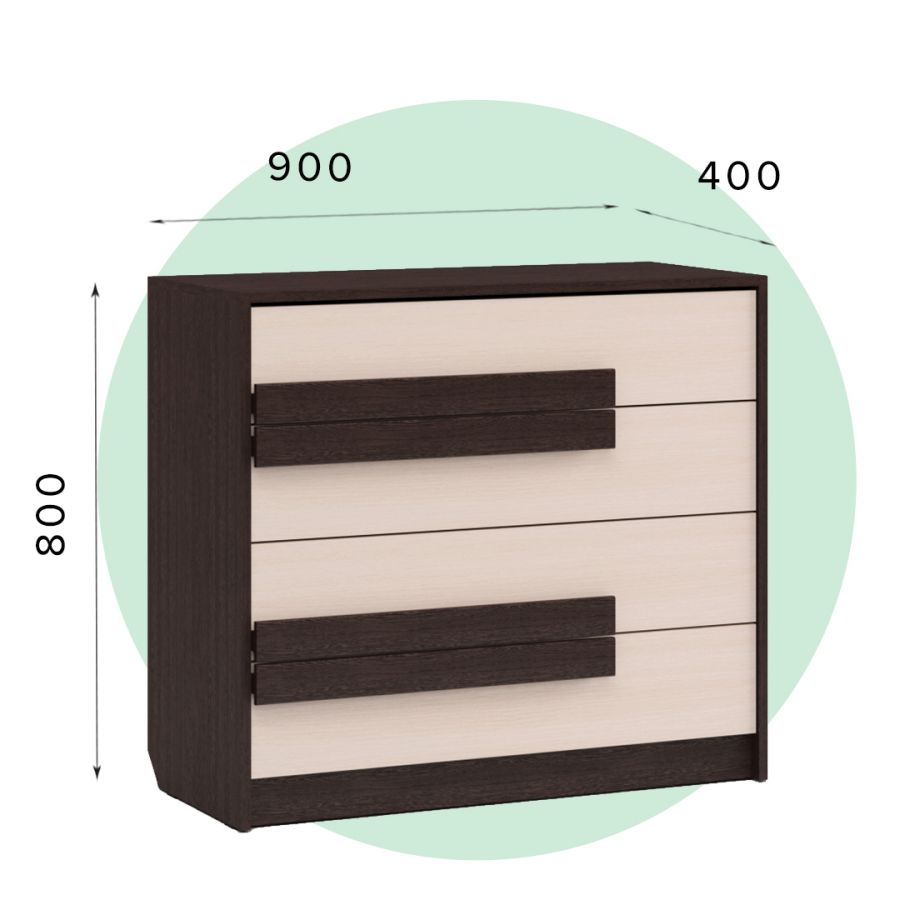 К9 Комод "ШАРМ" ПВХ