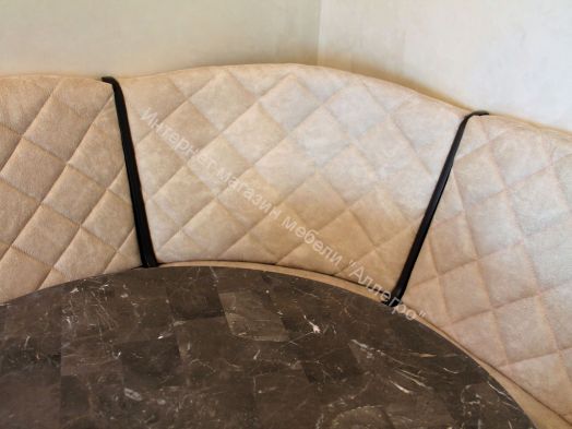 Кухонный уголок Барон 2 (скамья), венге/замша бежевая