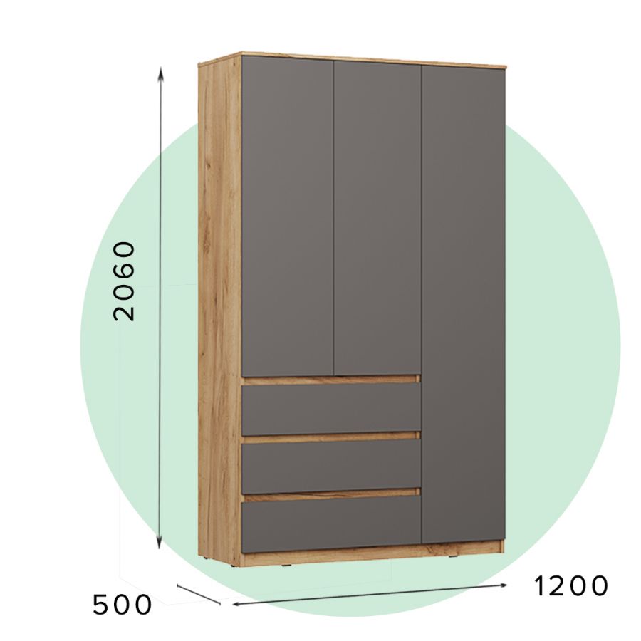 ШР-3 Шкаф "СИТИ" с ящиками