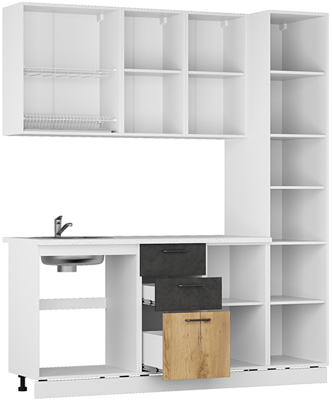 Кухонный гарнитур ЛЕГЕНДА-6 ЛДСП х1,4м