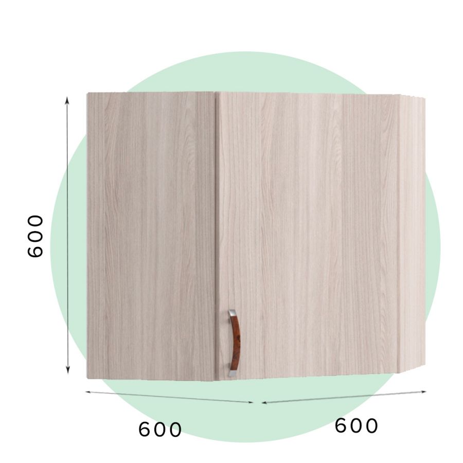 МС "Легенда 10" Шкаф х600 угловой