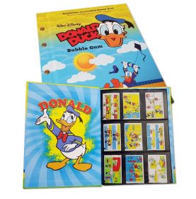 КОЛЛЕКЦИЯ (полная) 103 вкладыша DONALD DUCK в АЛЬБОМЕ (привет из 90х) Oz