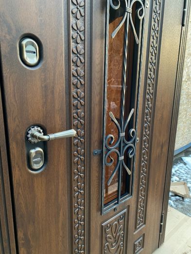 Дверь входная Termo-door Лацио с терморазрывом 3К Винорит Дуб Венге