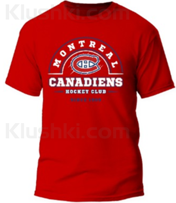 Футболка "Montreal Canadiens" Hockey (Body Style) печать, красная