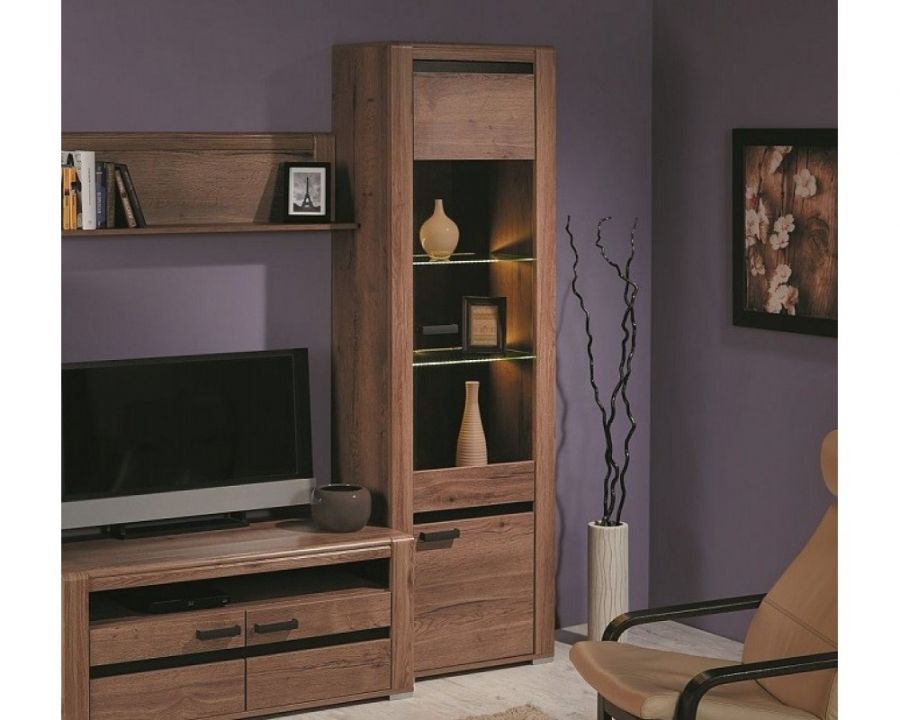 Б-2 шкаф со стеклом "Бруна"