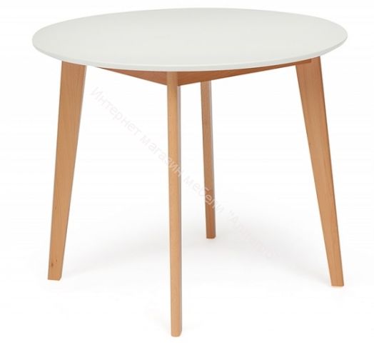 Стол обеденный Bosco (Боско) 10468 Белый/Натуральный бук
