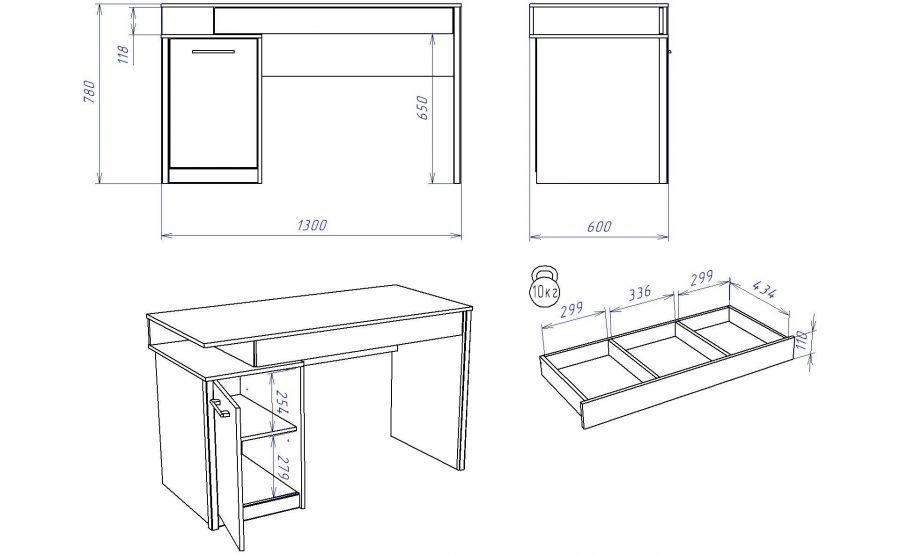 Письменный стол "Денвер"