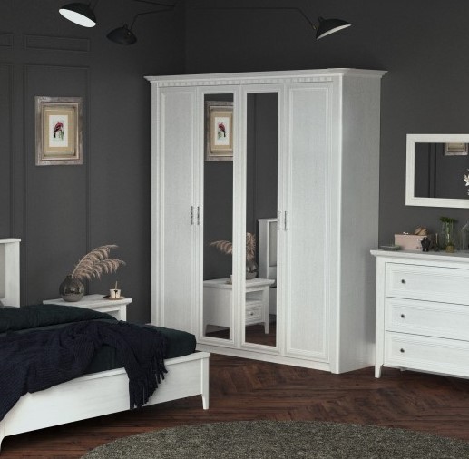 Шкаф 4-х дверный "Клер"