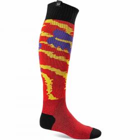 Fox 180 Nuklr Thick Fluorescent Red носки для мотокросса и эндуро