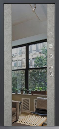 Входная дверь Command Doors Графика Зеркало Венеция беж