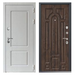 Входная дверь Command Doors Шале Вайт 17.02 Темный дуб