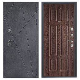 Входная дверь Command Doors Геометрия 15 Дуб коньяк