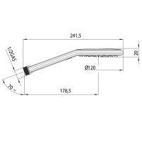 Ручной душ Bossini Agua Fit Air B00172.030 Хром схема 2