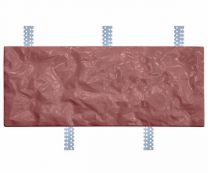 Бетонная фасадная плитка «Гранит» с оцинкованными закладными