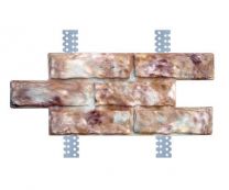 Бетонный сайдинг панель-вилка «Бельгия» для облицовки фасада дома