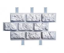 Бетонный цокольный сайдинг «Бессер» с оцинкованными закладными