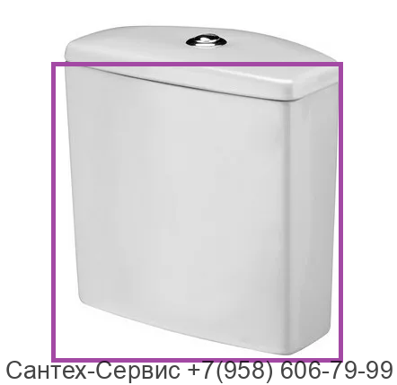 1.WH30.1.861 Бачок Santek Алькор БЕЗ КРЫШКИ