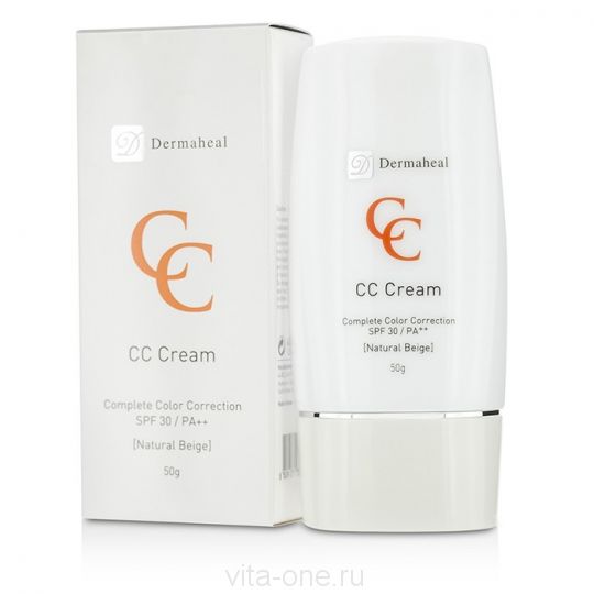 Dermaheal (Дермахил) CC Cream natural beige (натуральный бежевый) Крем тональный выравнивающий тон кожи SPF30 50 мл