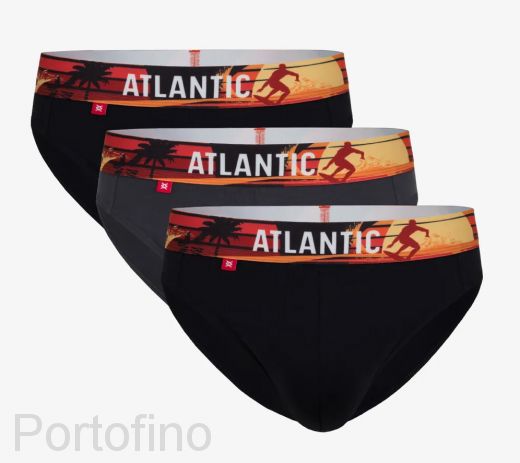 3MP-144 Трусы спорт мужские Print Elastic - набор 3 штуки