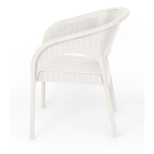 ЭКР-011 Кресло Rattan Белый