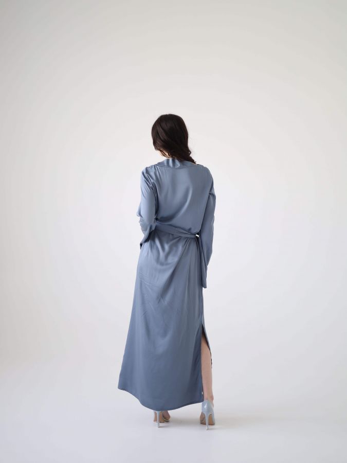 Платье Bambù из бамбука пыльно-синий