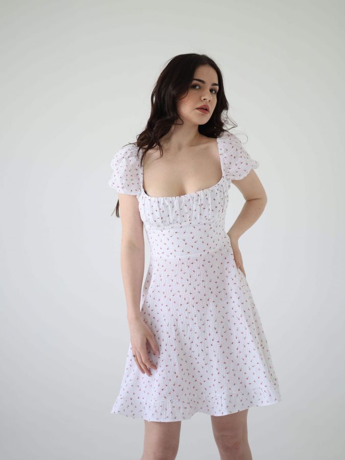 Платье Tenere из муслина в цветочек