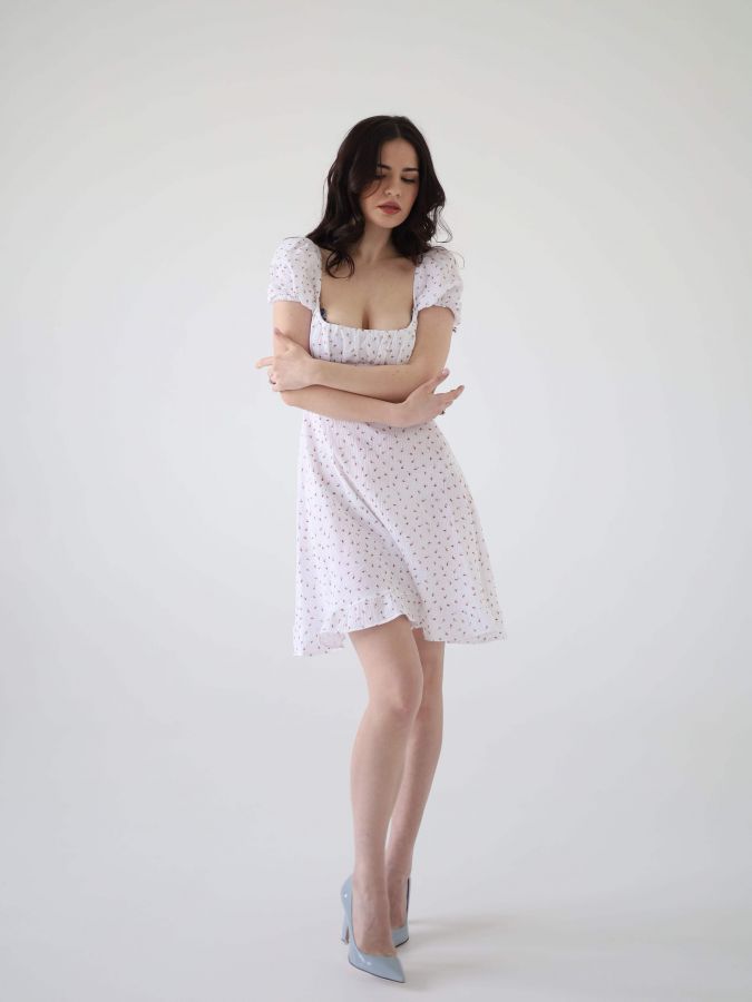 Платье Tenere из муслина в цветочек