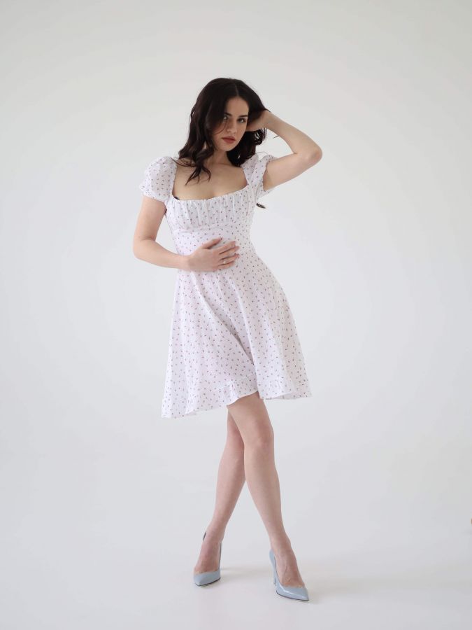 Платье Tenere из муслина в цветочек