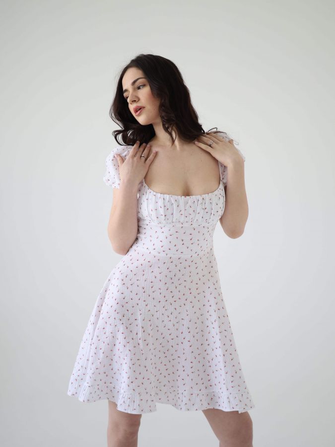 Платье Tenere из муслина в цветочек