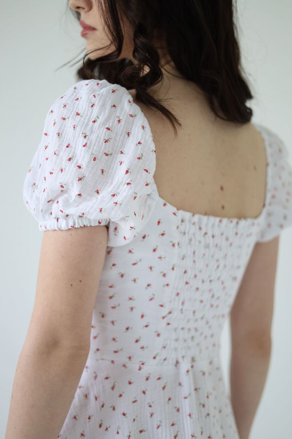 Платье Tenere из муслина в цветочек