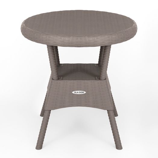 ЭКР-002 Стол круглый Rattan Серый