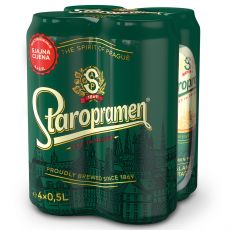 Staropramen  4,0% (4 банки по 0,5л)