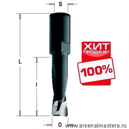 ХИТ! Фреза HWM для FESTOOL DOMINO 4 x 11 x 38 Z2 SM 6 x 0,75 RH CMT 380.040.11