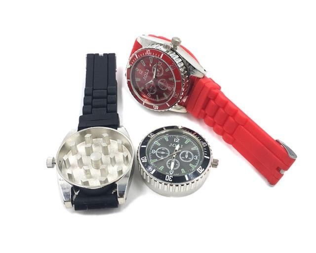 Металлический Гриндер измельчитель часы Wrist Watch