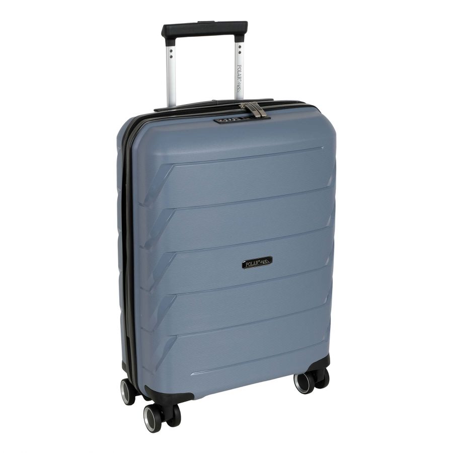 Чемодан PP малый РР819 (2-ой) 20" (Серый) POLAR S-4614081920063