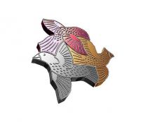 Бетонопаркет «Три птицы»