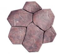 Бетонопаркет «Каменная роза, большая»