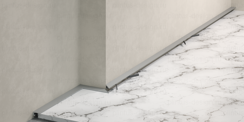 Микроплинтус Micro 11 Mini Laconistiq серебристый