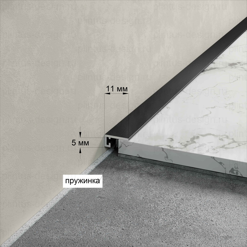 Микроплинтус Micro 11 Mini Laconistiq золото