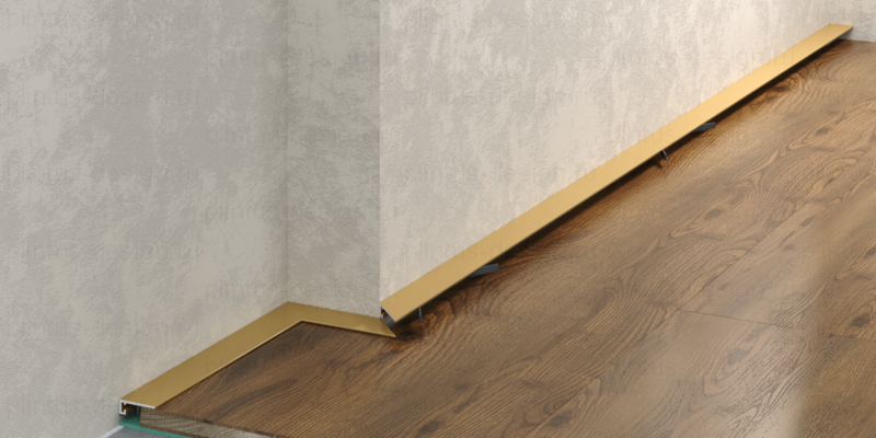 Микроплинтус Micro 15 Classic Laconistiq золото