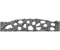 Заборная секция №49 Виноград, верх